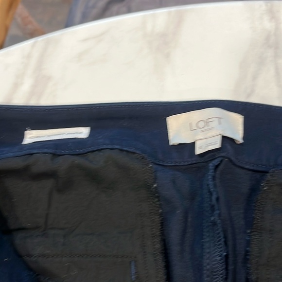 Loft Outlet Velvet Zip Pocket Pants - Picture 4 of 6